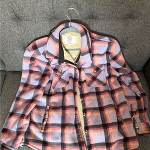 Sage Women's Plaid Ski Jacket - Pink, Purple, Black